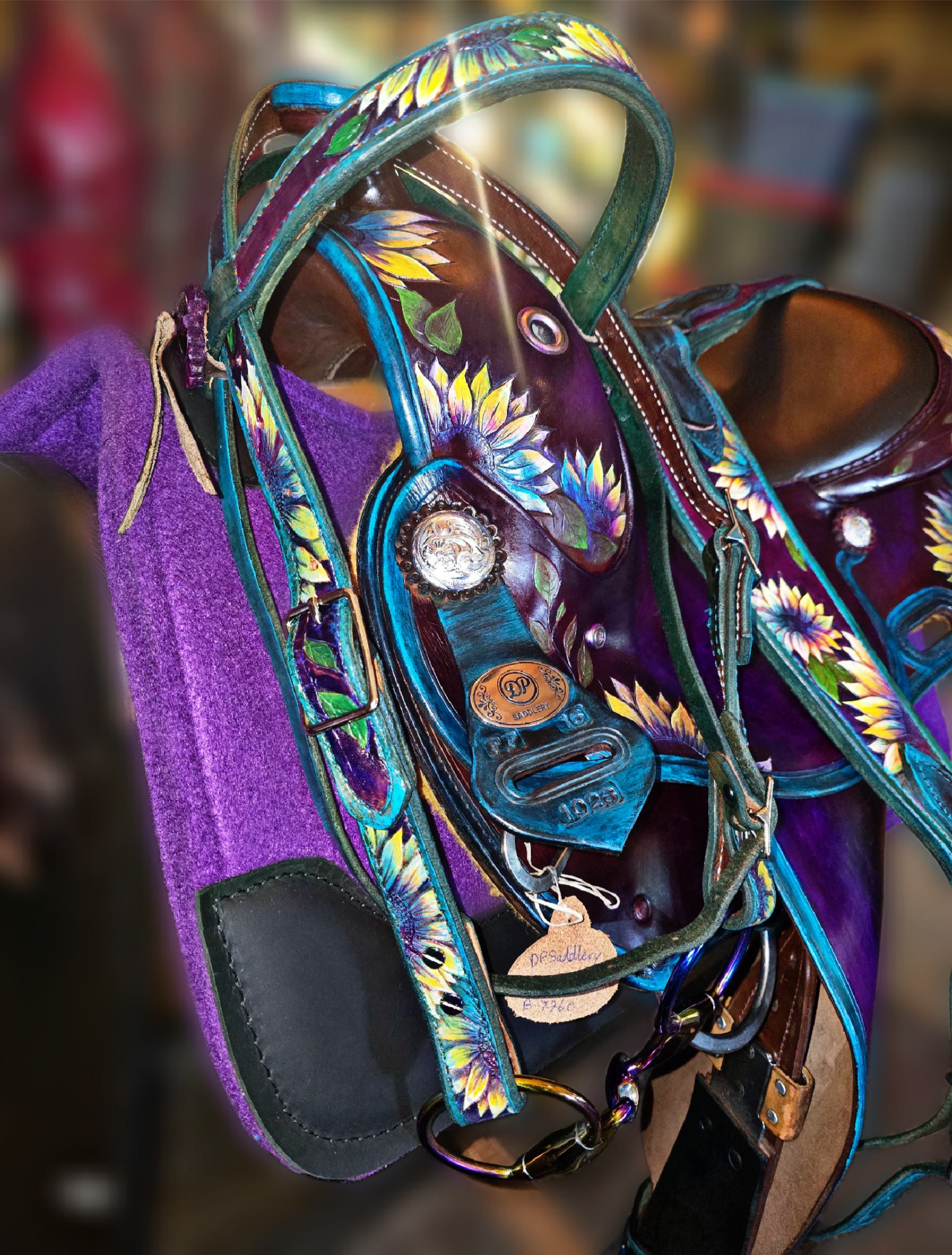 Sunflower Browband Bridle