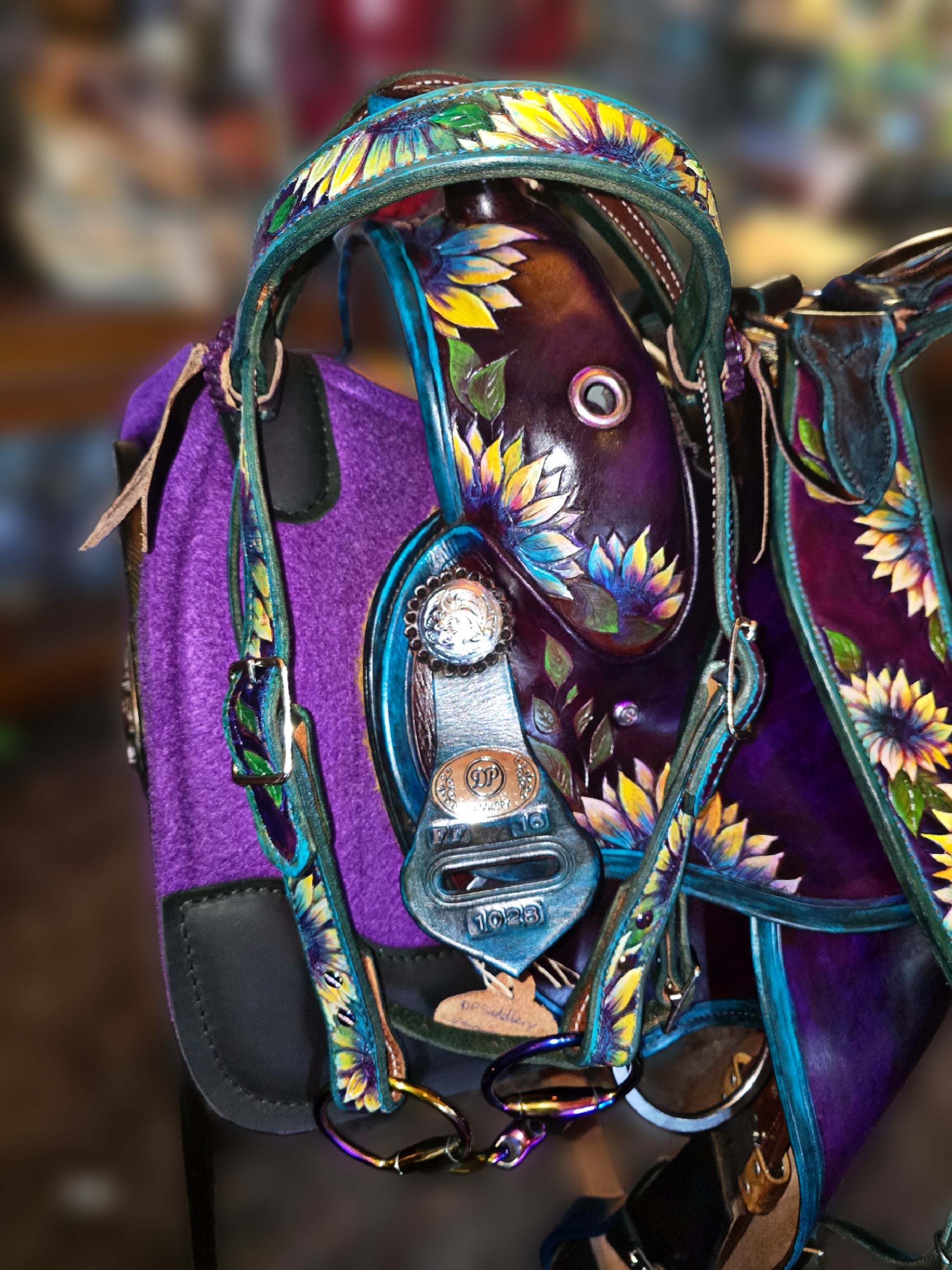 Sunflower Browband Bridle