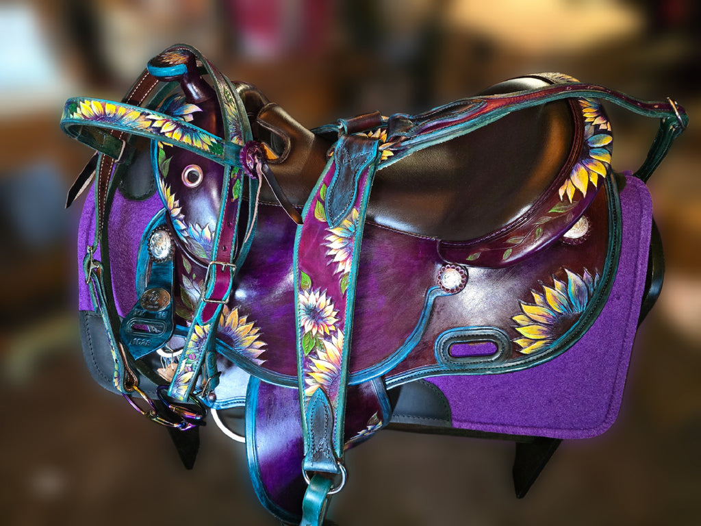 Sunflower Browband Bridle