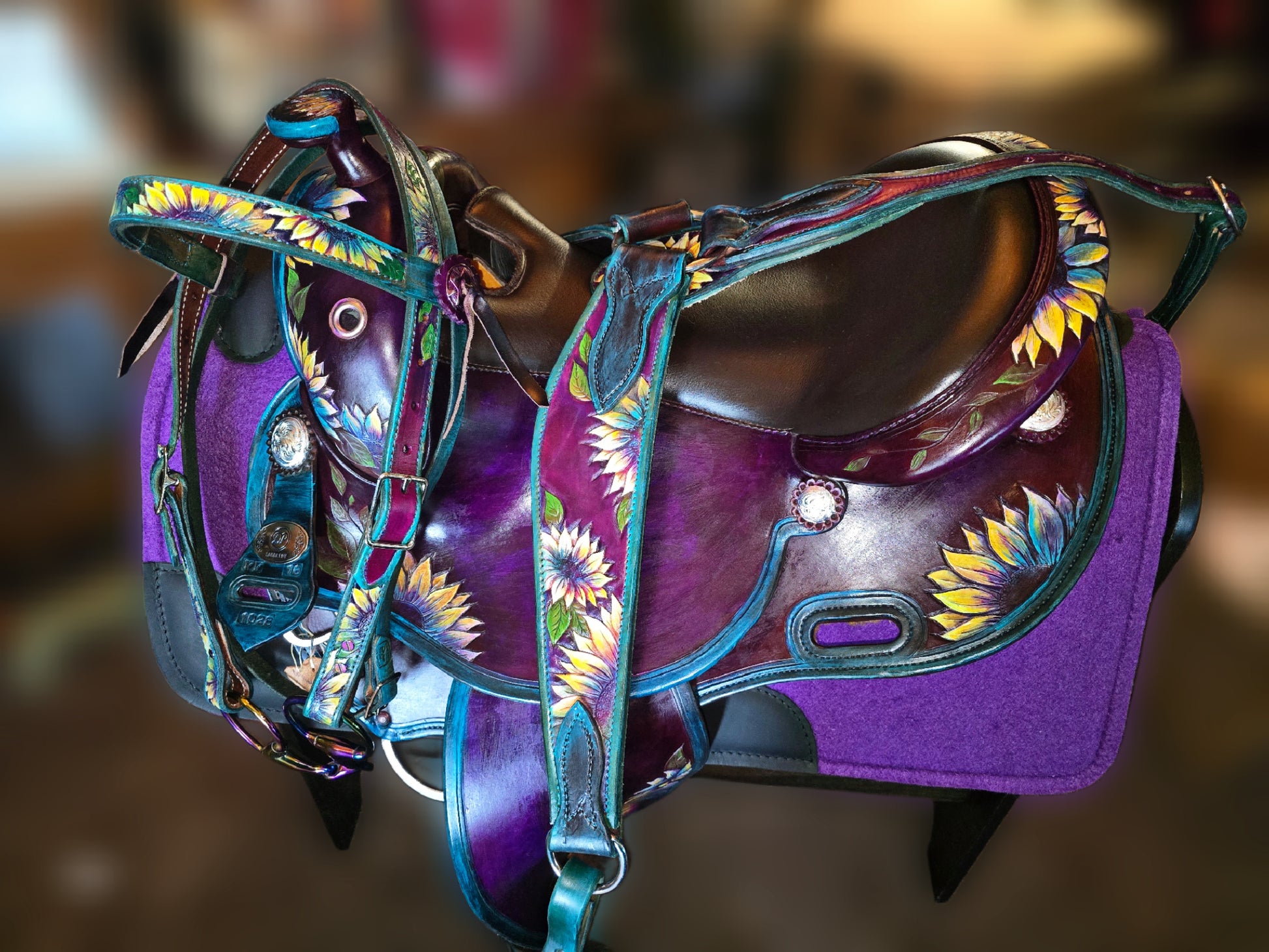 Sunflower Browband Bridle