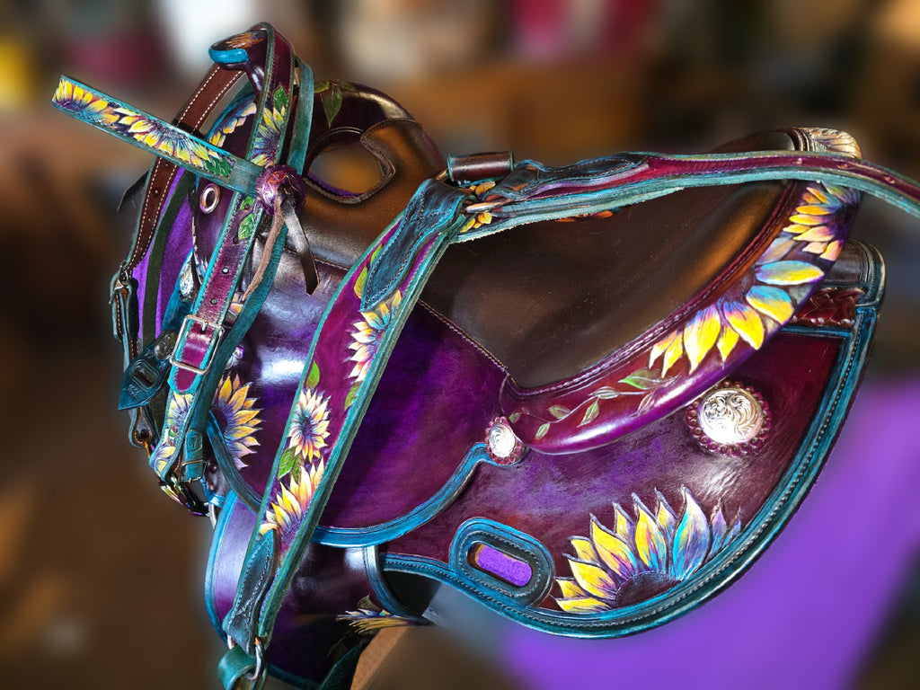 Sunflower Browband Bridle